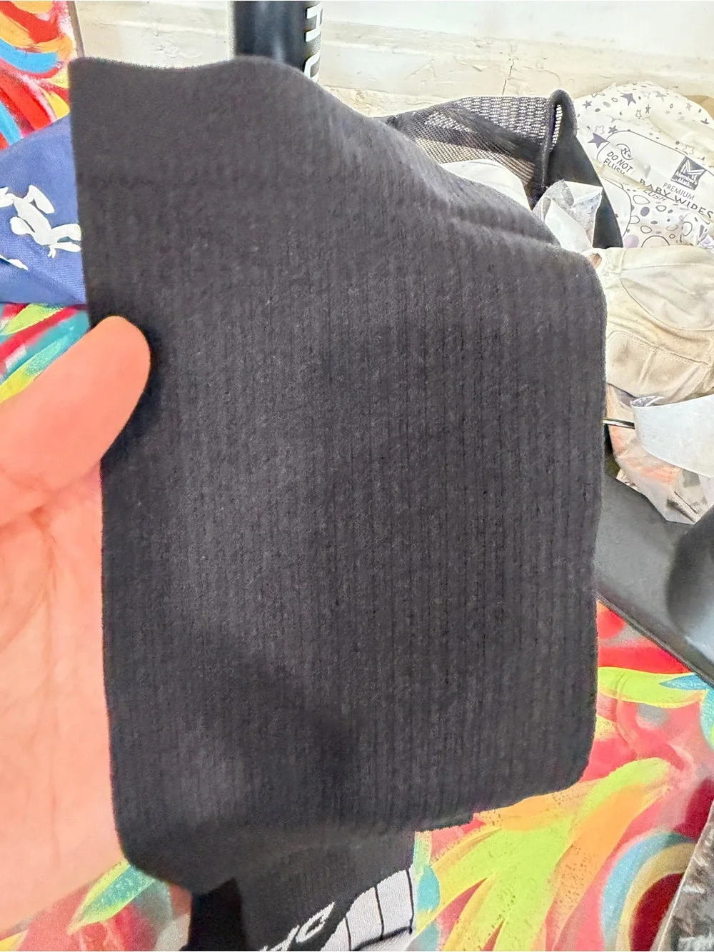 DFND Hybrid AX/RX Black Compression Athletic Socks with Gray Heel & Toe- 2 pairs